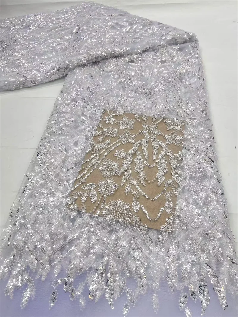 tissu dentelle argenté pailleté élégant tulle opacité française occasion spéciale