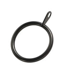 anneaux rideau métal rond tringle moderne couleur noir cuivre argent décoratif
