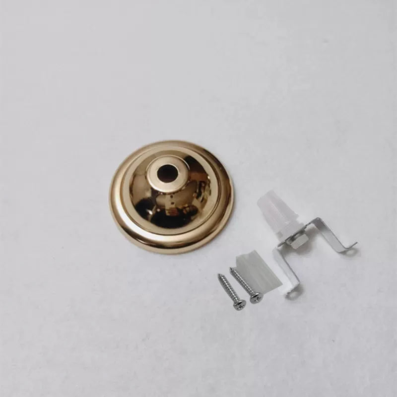 socquettes suspension moderne vis blanc doré noir marron mat opaques fixations câbles