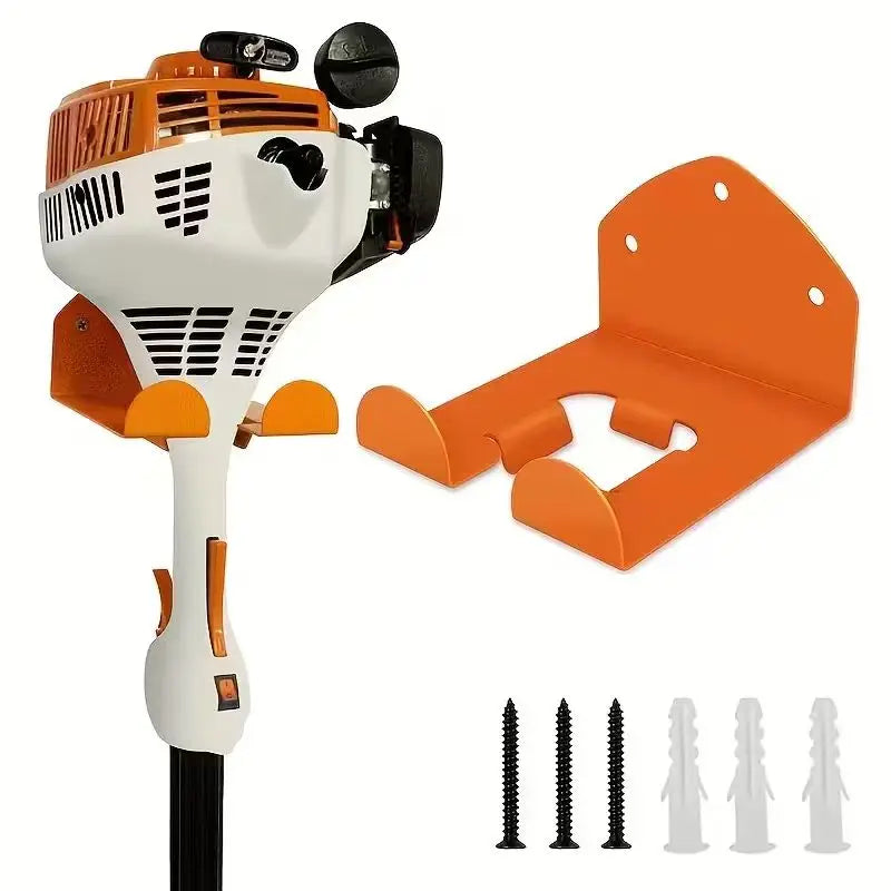 support mural outil jardin coupe bordures orange vif fixations vis inclusoutil électrique outils manuels
