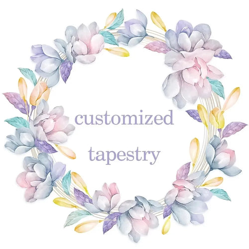 tapisserie murale moderne imprimée fleurs motifs géométriques couleurs vives boho 200x150cm 230x180cm 320x180cm