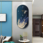 Horloge murale design silencieuse vue de face