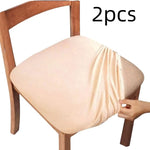 housses chaise élastiques polyester simples sans motif gris bleu marine beige clair bordeaux noir