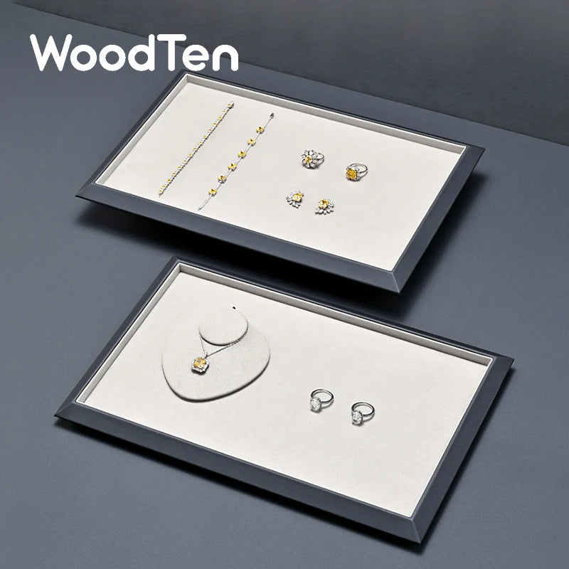 plateau présentation bijoux cuir velours strass classique bracelet boucles oreilles bagues colliers portable festival