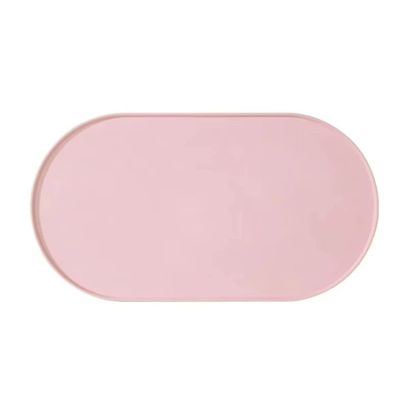 tapis alimentaire animaux compagnie compatible bols chats chiens multipet antidérapant imperméable rose gris jaune