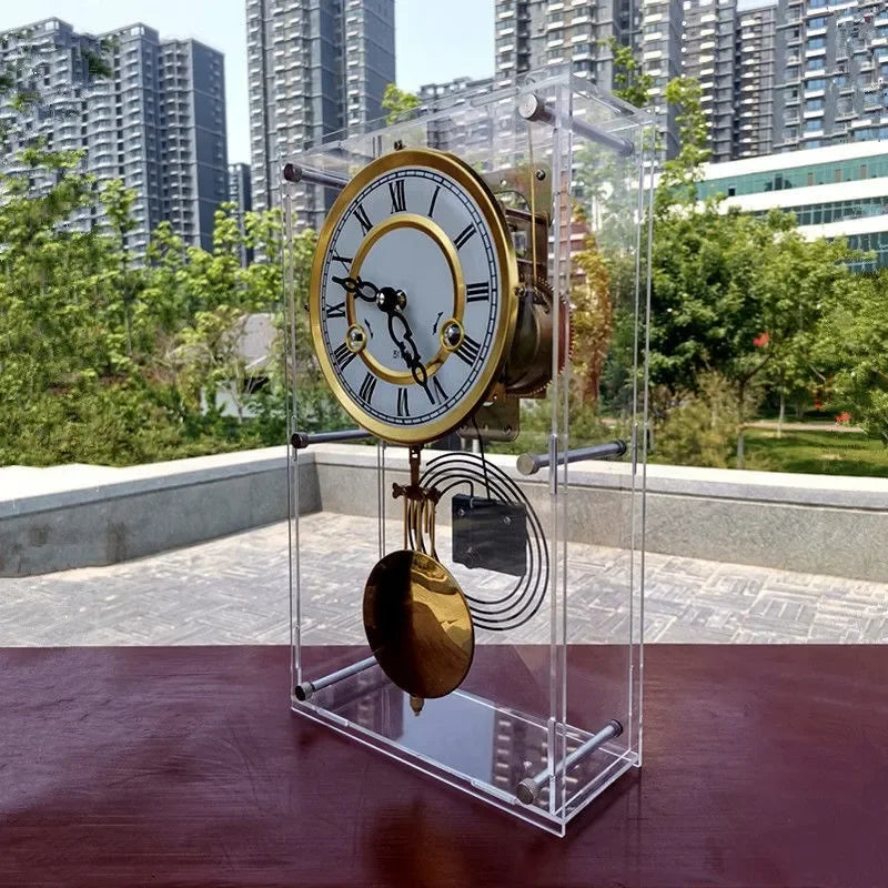 Horloge de bureau antique avec carillon horaire