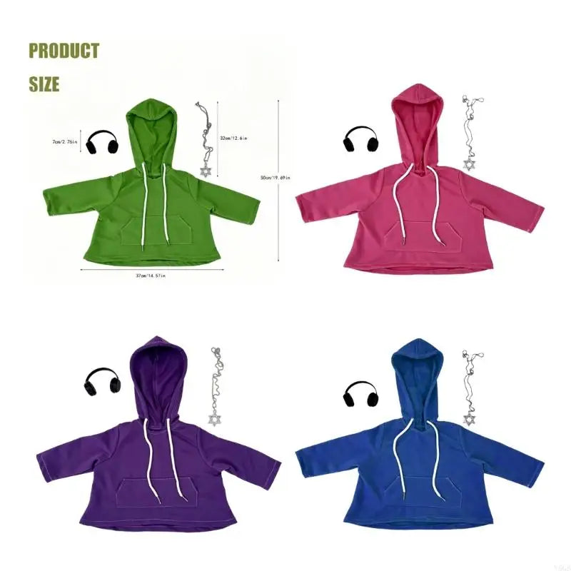 sweatshirt capuche ajustable vert rose violet bleu moderne casual collier pendentif étoile david
