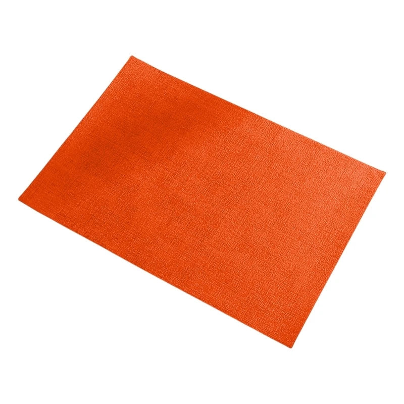 tapis table silicone antidérapant polyestère respectueux environnement moderne minimaliste rouge gris beige bleu marine