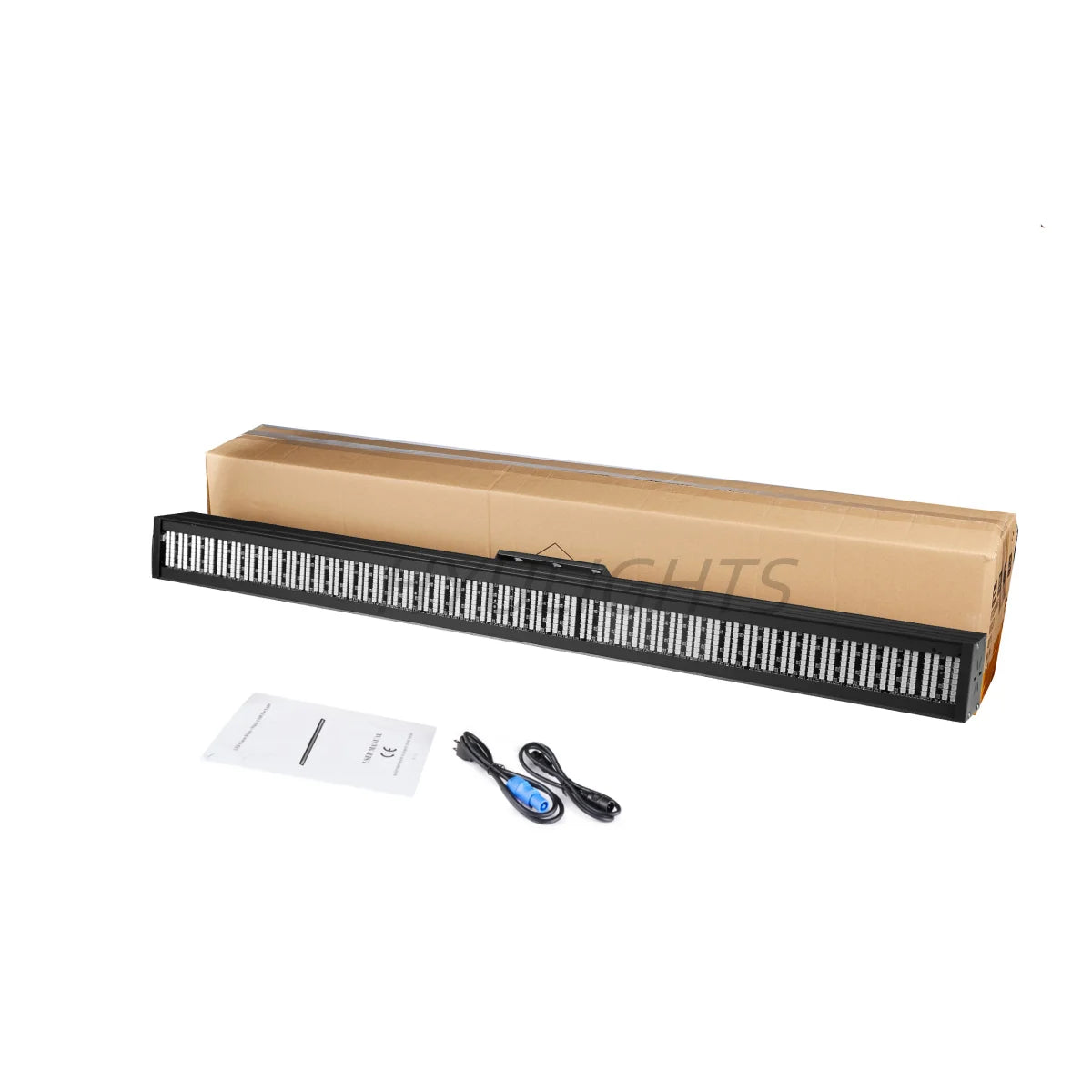 barre lumineuse led 200w noir moderne dmx stroboscope effet scène dj