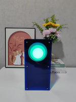 lampe led rechargeable noir orange bleu vert blanc moderne transparent ip65 télécommande