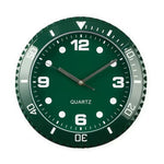 horloge murale moderne quartz aiguille vert noir bleu salon chambre