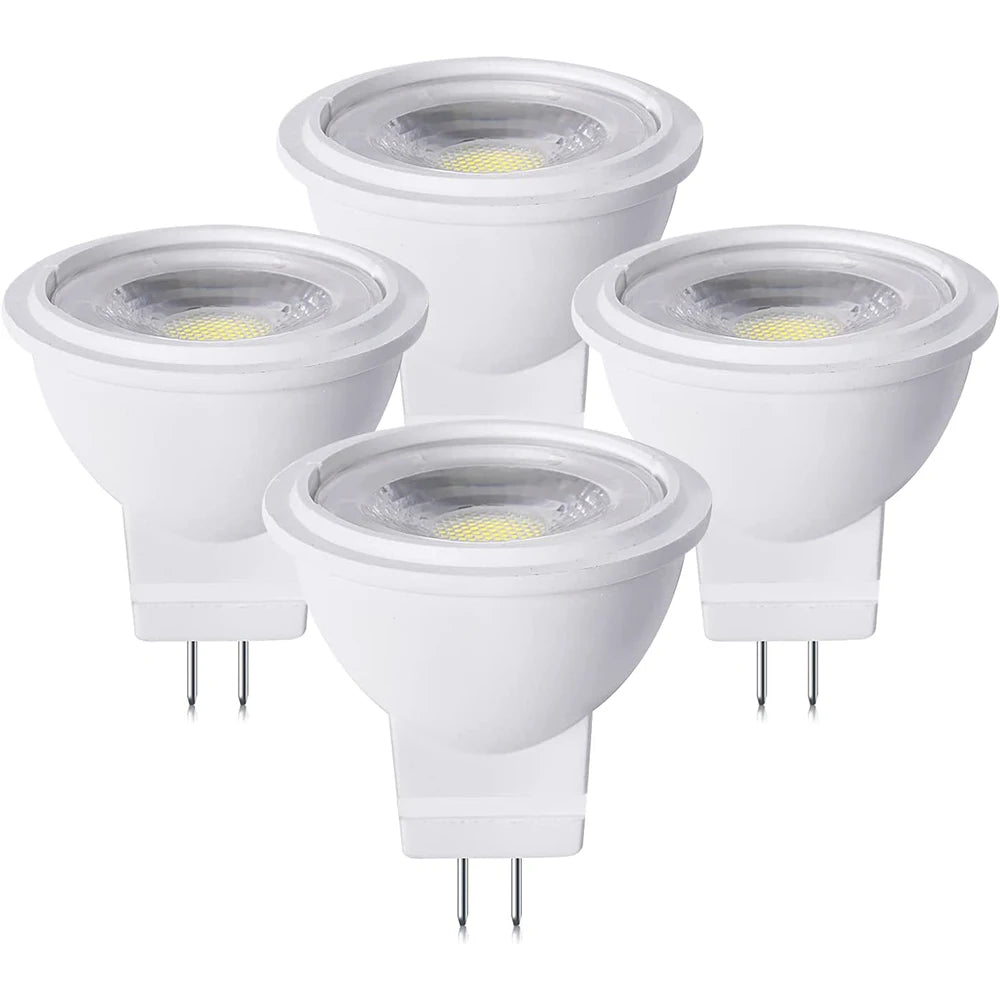 projecteur led mr11 12v warm white 3000k natural white 4000k verre transparent éclairage rail