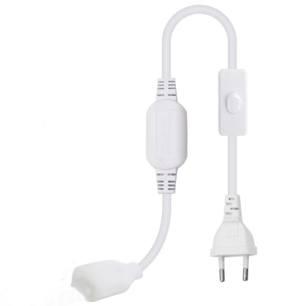 interrupteur lumière blanc moderne adhésif prise électrique câble flexible 220V certifié 750W