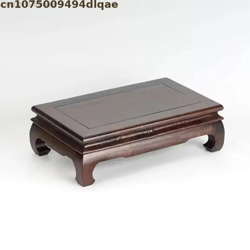 table basse bois naturelle classique minimaliste marron foncé sans fixation