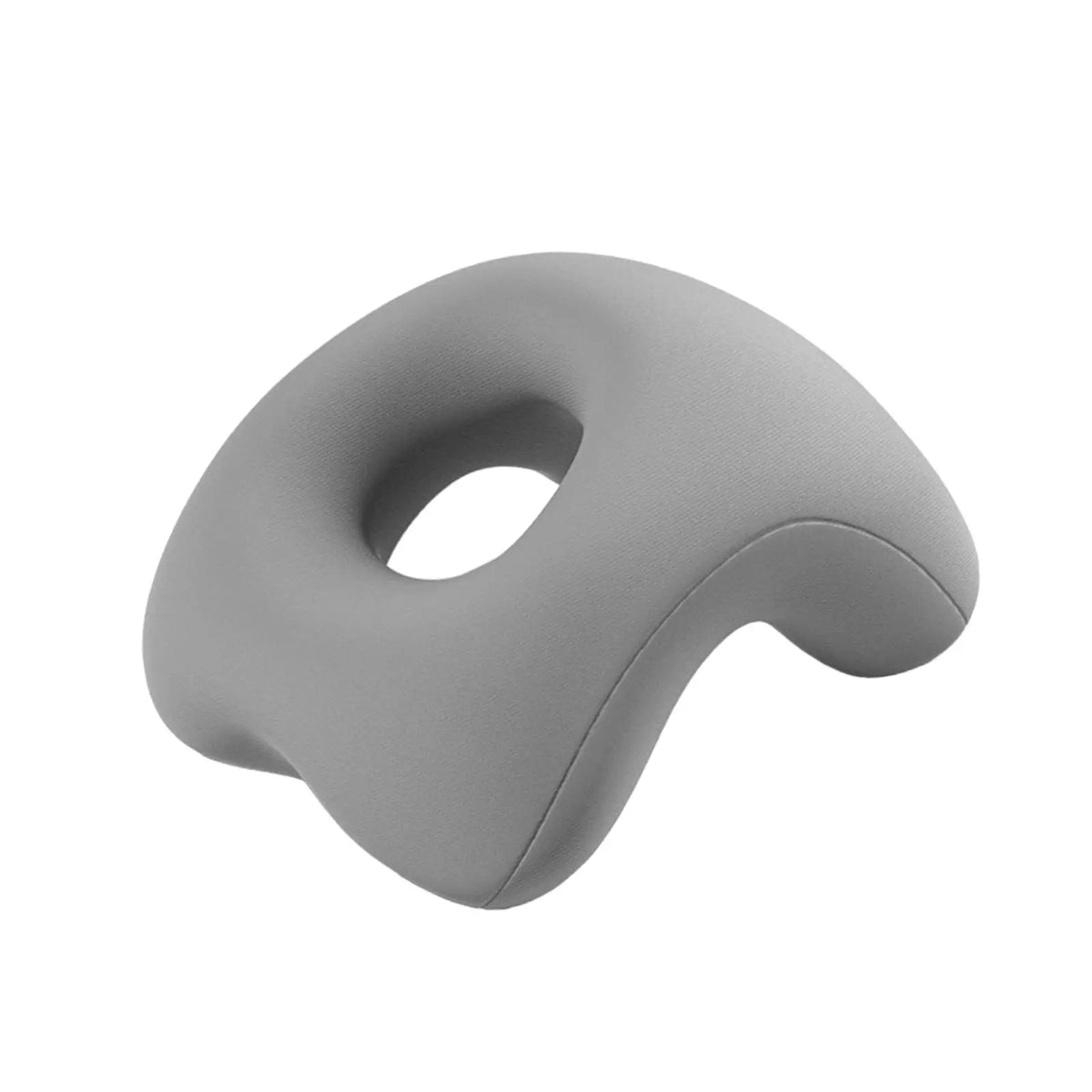 coussin soutien sommeil mousse polyester massage face down confort salon gris tissu uni ergonomie