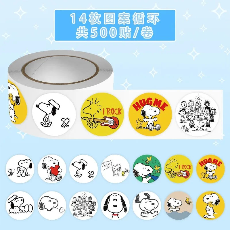 sticker decoration snoopy woodstock cartoon cute phone desktop planner adhesive