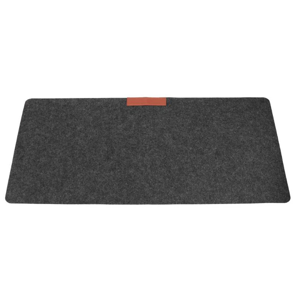 tapis feutre noir gris bleu marine moderne minimaliste 60x30cm 70x33cm