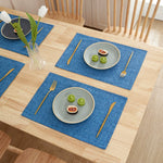 serviettes table lin classiques opaques beige gris noir vert rose bleu respectueuses l'environnement