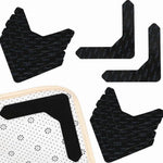 anti dérapant tapis noir beige grips adhésifs moderne minimalisteintérieur salle bain non slip washable