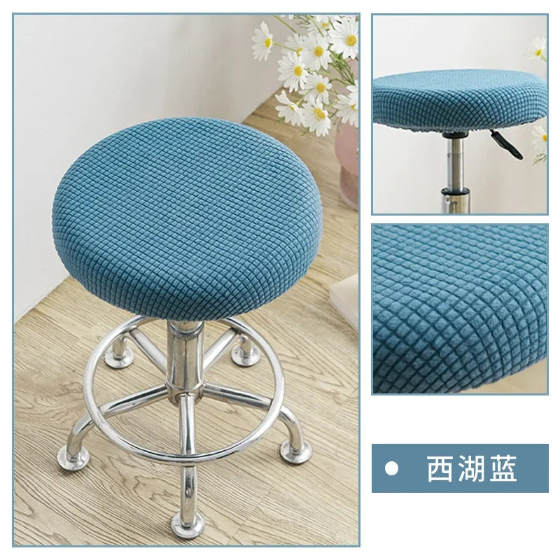 couvre siège moderne rayures horizontales bleu marine jaune vert rose clair adhésif élasthanne polyesterôtel