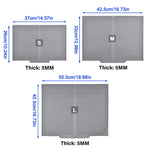 tapis séchage silicone moderne gris rayures diagonales respectueux environnement taille small medium large