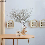 cache prise électrique moderne bois blanc marron naturel opacité vis fixation