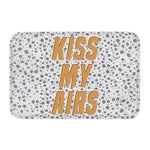 tapis d'entrée moderne kiss my airs marron noir bleu rose antidérapant pvc résistant corrosion