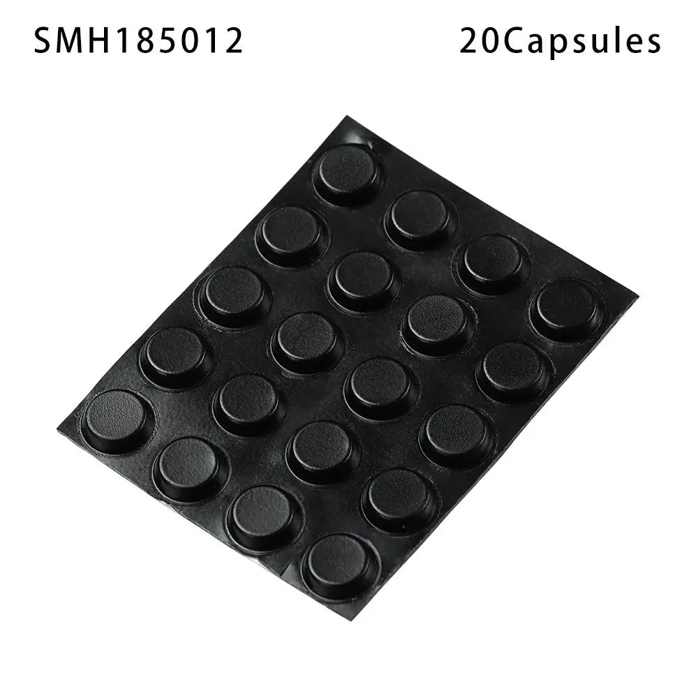 pieds antidérapants adhésifs noirs ronds caoutchouc lisses modernes grande petite taille