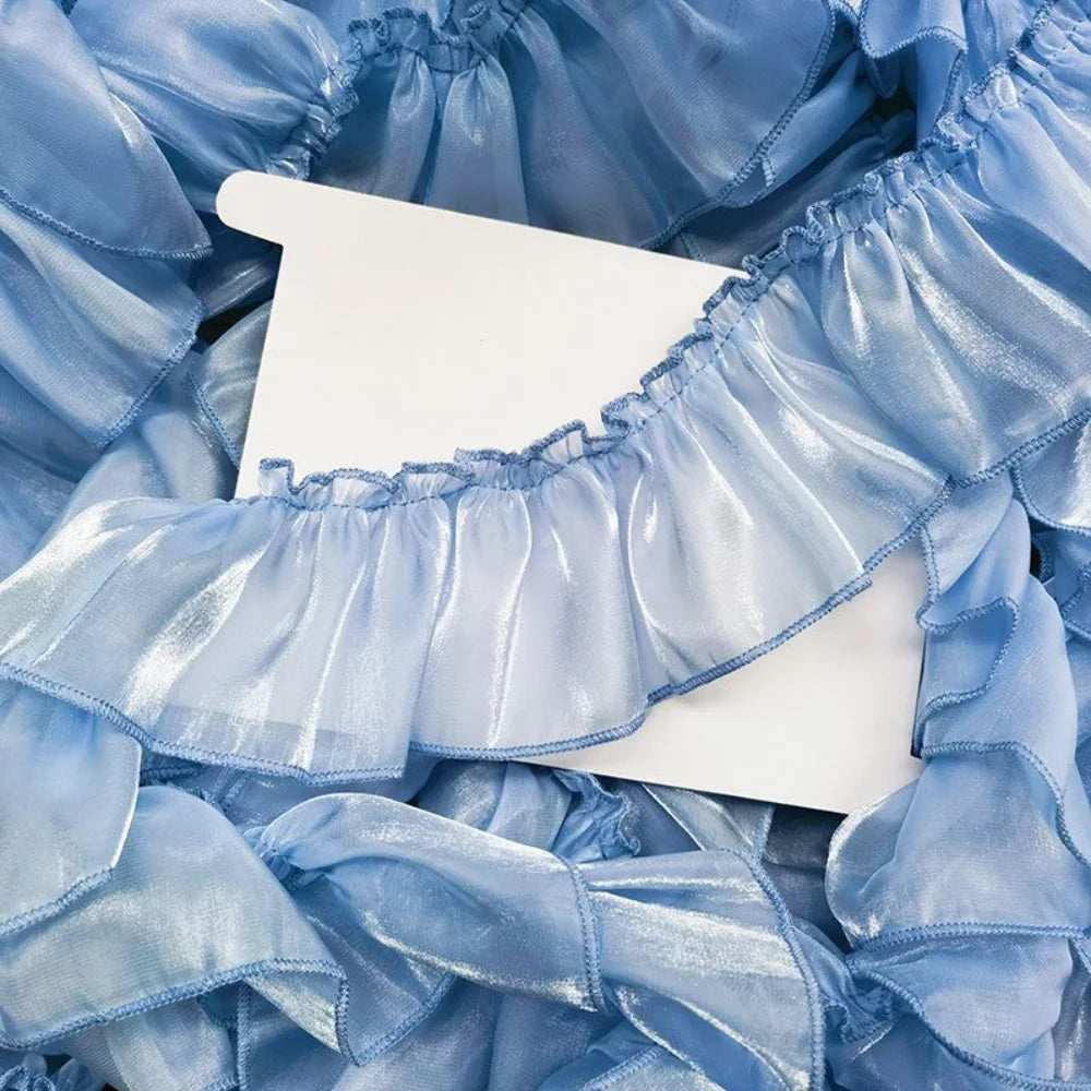 ruban gros grain rayures fines fronces translucide bleu clair vert pastel rose pâle blanc