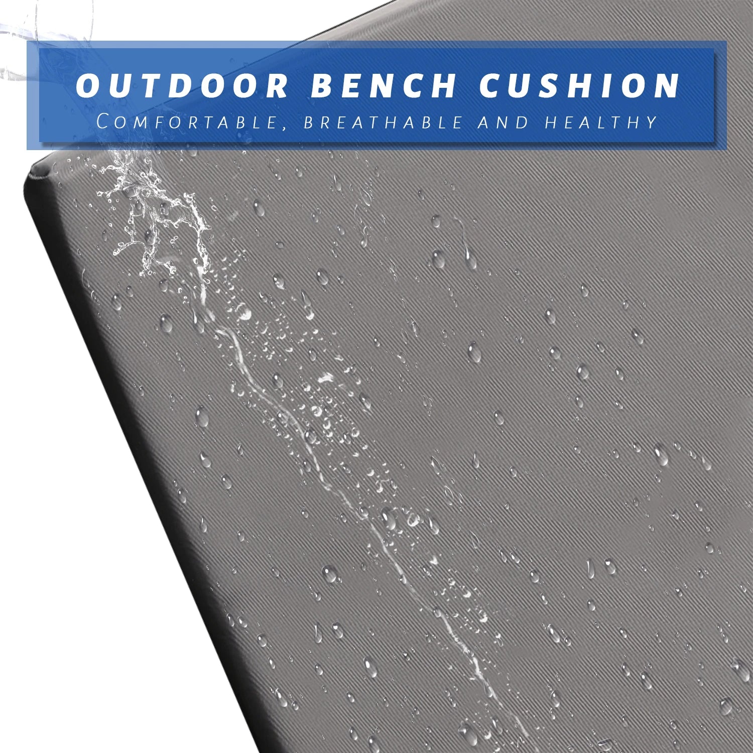 Coussin décoratif pour salon de jardin en polyester/coton