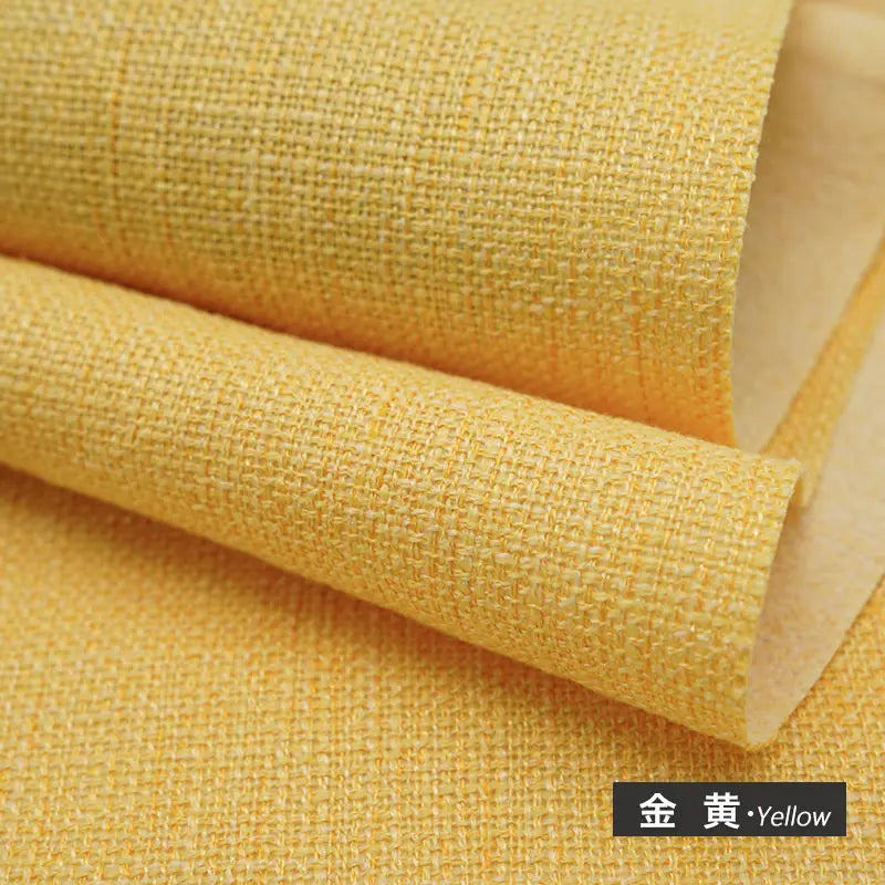 tissu polyester texturé moderne fleurs séchées jaunes feuille bleue antidérapant