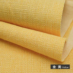 tissu polyester texturé moderne fleurs séchées jaunes feuille bleue antidérapant