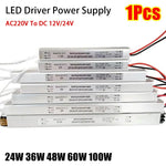 alimentation led 12v 24v 18w 36w 48w câbles blanc moderne sans fixation