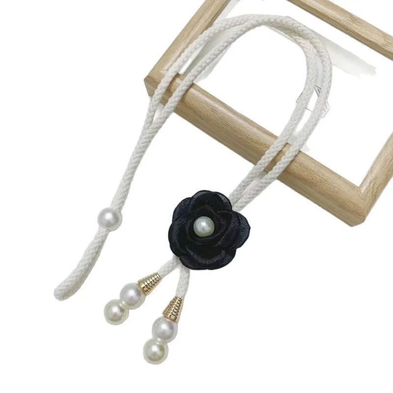 rideaux accessoires cordon serrure fleurs texturées nacrées floral élégant semi transparent tissu unisexe