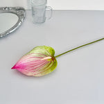 fleurs artificielles anthurium rose blanc vert violet rouge modernes mariage anniversaire intérieur