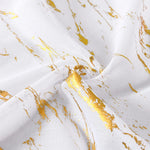 rideau blanc or marbre doré moderne translucide polyester chambre cuisinehôtel