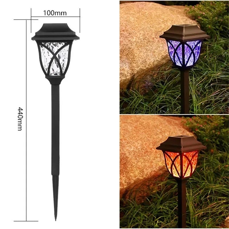 lampions solaires extérieurs noirs ip65 led rechargeables panneau solaire ab grille moderne