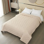 protège lit imperméable anti dérapant gris motif géométrique moderne tapis pliant lit polyester qualité