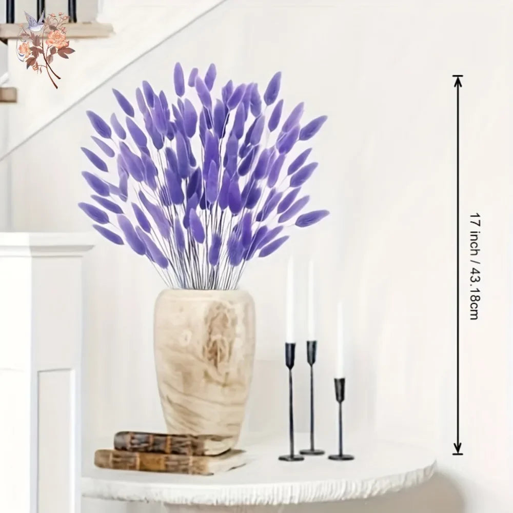 décoration maison bouquet fleurs séchées violet moderne anniversaire mariage décoration intérieure festive