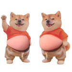aimants réfrigérateur dessin animé chien chat orange gris rose mignon cartoon