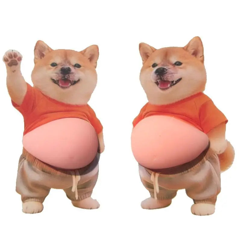 aimants réfrigérateur dessin animé chien chat orange gris rose mignon cartoon