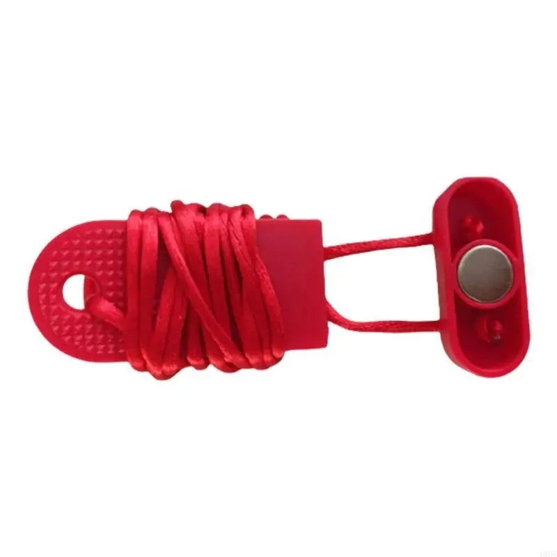 bracelet fitness cordelette aimant rouge moderne sportif pvc abs rétractable contrôle tactile