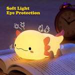 Lampe axolotl avec lumière tamisée