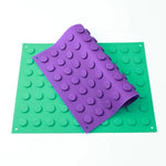 tapis magnétique silicone 12 16 violet circulaire outils médicaux antidérapant réutilisable autoclave ecofriendly