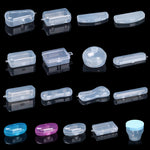 boîtes rangement pilules transparentes compartiments barres verticales horizontales modernes pratiques