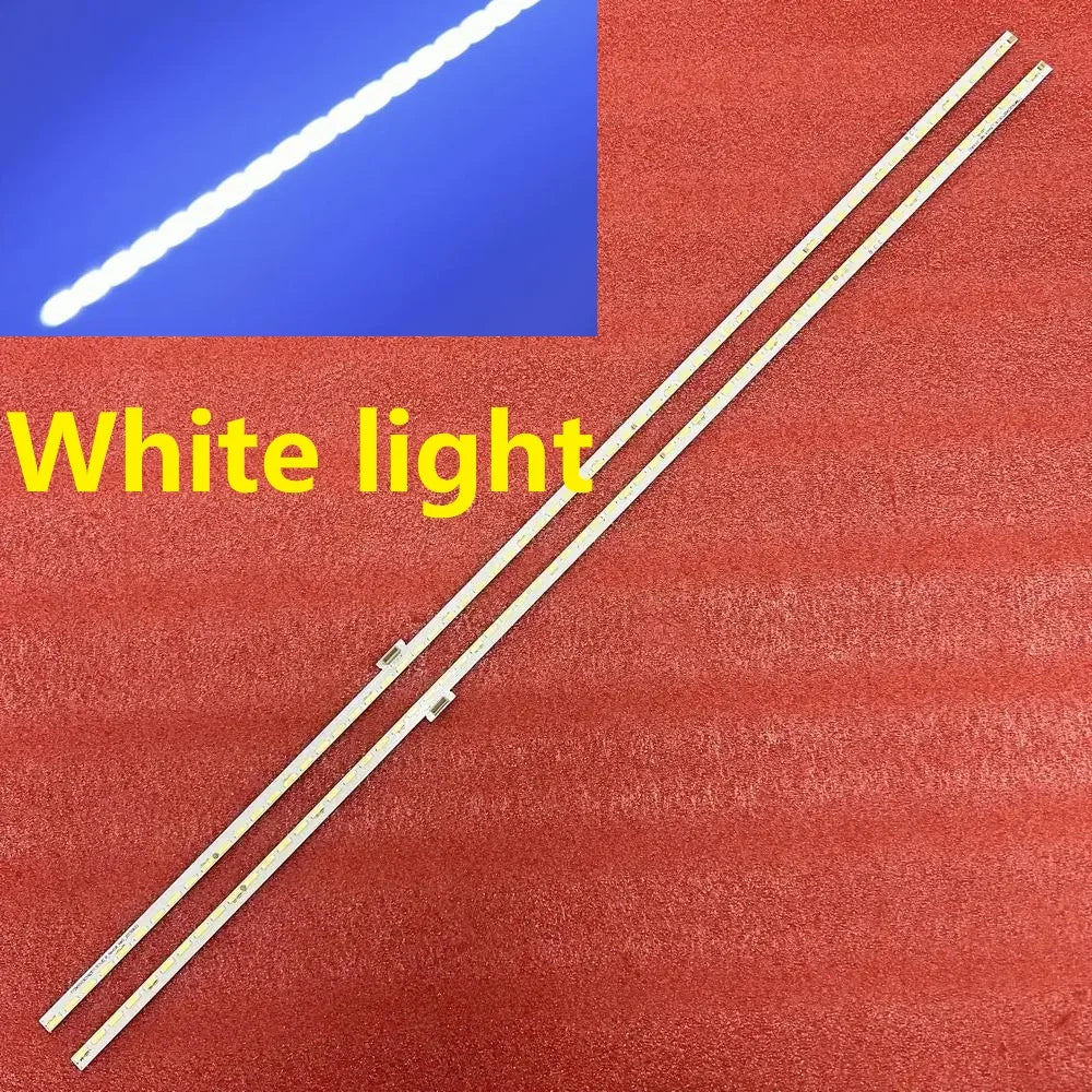bande led blanc argentée fixations connecteurs écran tv fond texturé rectangles lumineux