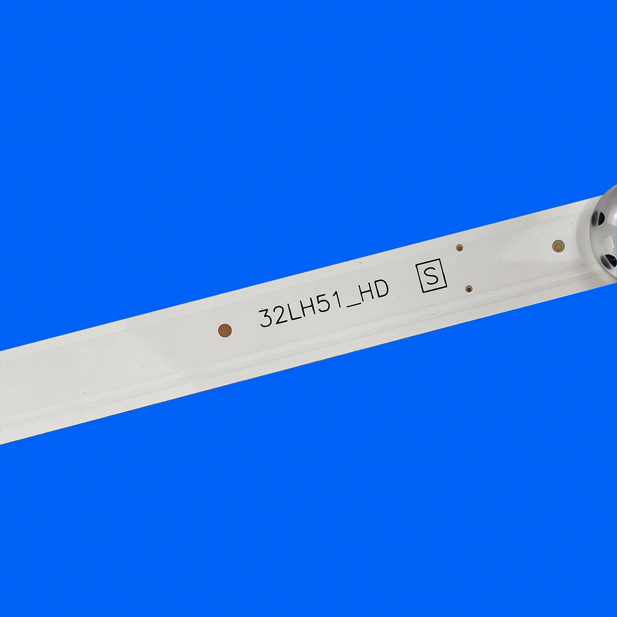 barre lumineuse led blanc bleu moderne fixée connecteurs électriques boutons fixation kit 10 pcs