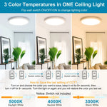 lampe led moderne blanc 220v acrylique abs surface cuisine salon chambre