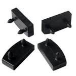 supports barres centrales noirs adhésifs lit moderne plastique plat lisse remplacement pièces cadre
