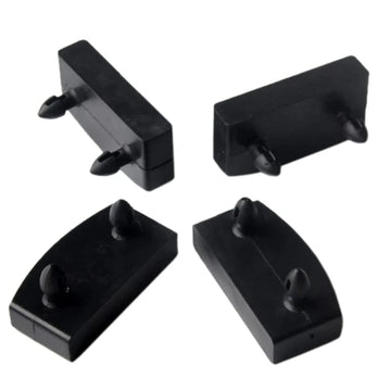 supports barres centrales noirs adhésifs lit moderne plastique plat lisse remplacement pièces cadre